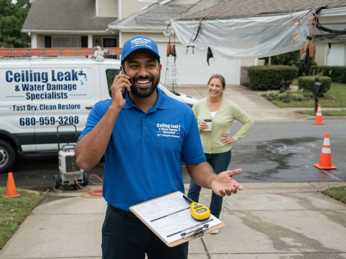 Ceiling Leak Cleanup Panna Maria, TX FAQs